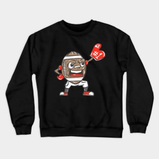 Rugby American Football Sport USA Gridiron Football Gift Crewneck Sweatshirt